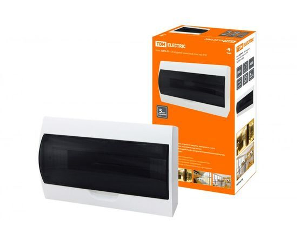 Бокс ЩРН-П-18модулей навесной пластик IP41 TDM SQ0901-0005