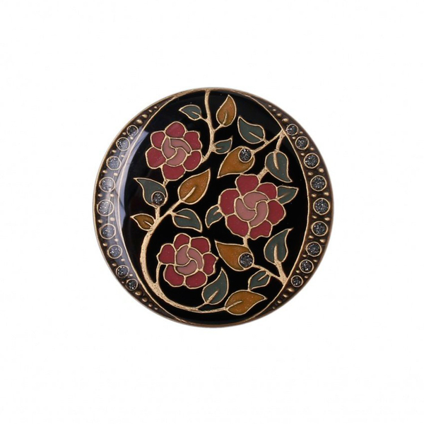 Брошь Clara Bijoux Цветы F77099 BR