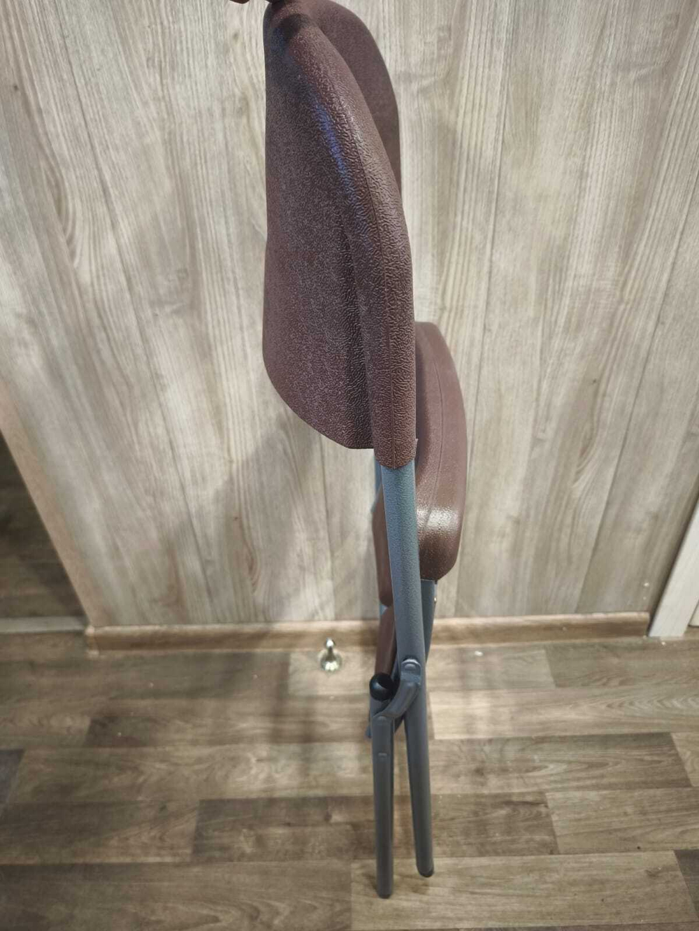 Стул складной садовый 83x46x53см HDPE шоколад