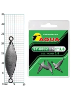 Груз с вертлюгом для рыбалки SY-6002 1,2 (4,2g) (упк. 3шт.)