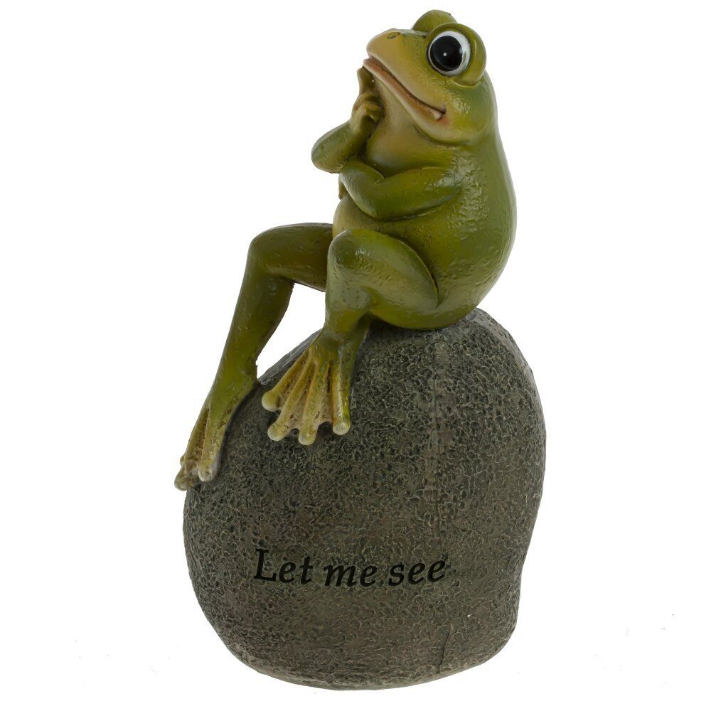 GAEM Фигурка декоративная "Лягушка", L8 W6 H15 см