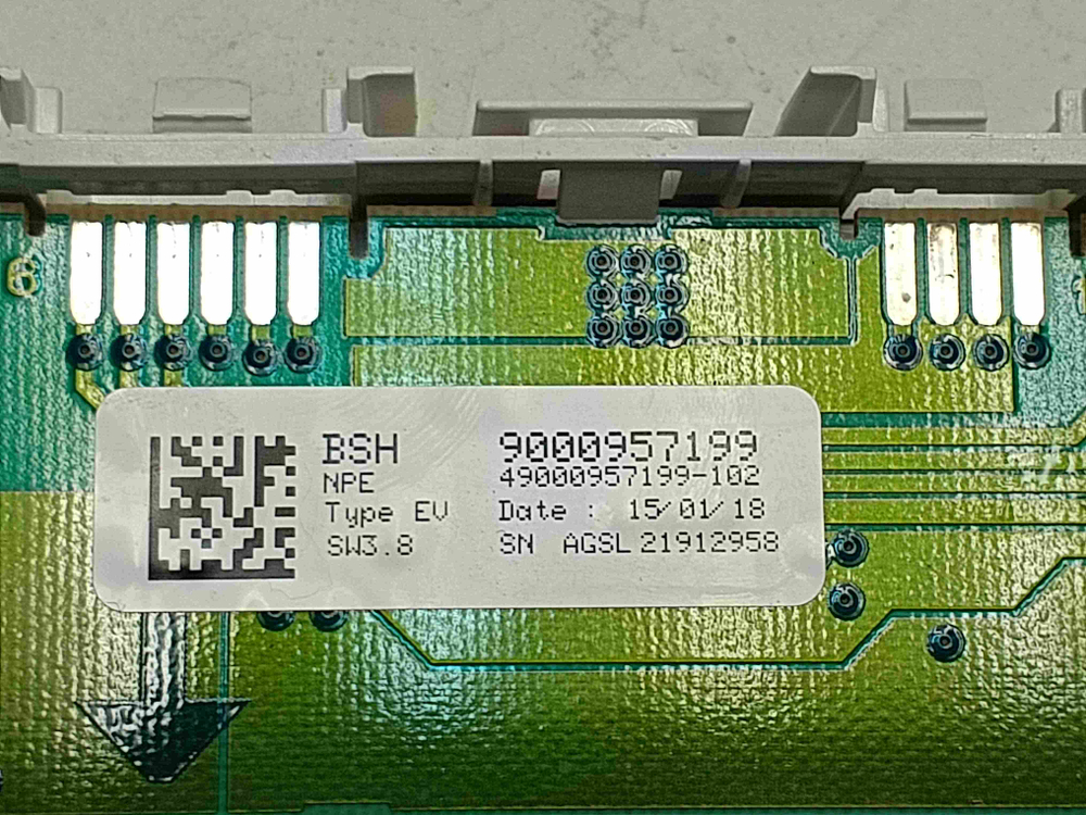 SMV24AX01R/48 ктп25 Модуль индикации для посудомоечной машины Bosch 9000957199 б/у