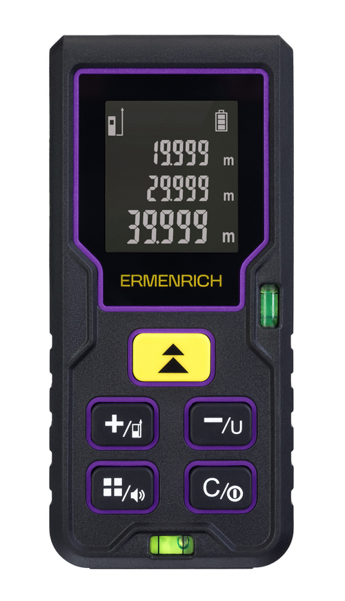 Лазерная рулетка Ermenrich Reel GD100, фиолетовый