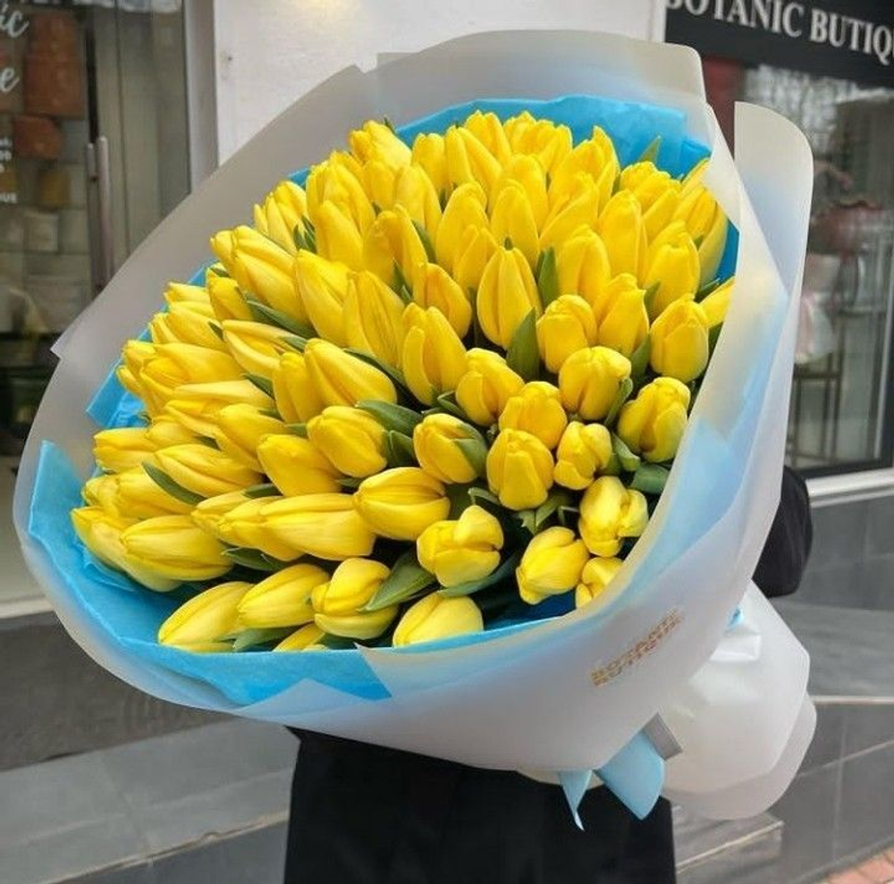 Букет из желтых тюльпанов "Yellow Tulips"