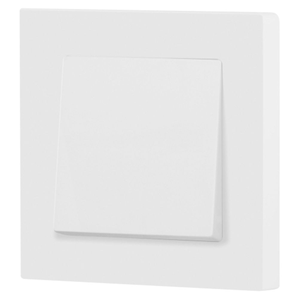 Переключатель перекрестный Intro Accent 6-108-01М 10А-250В IP20 СУ AL/CU белый матовый | Intro