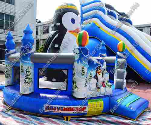 Надувной скалодром  "Пингвин" 5*5*4 м