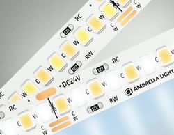 Ambrella Светодиодная лента с регулировкой температуры света GS4151 2835 240Led /18W m/ 24V IP20 CCT 3000-650 LED Strip 24V GS4151