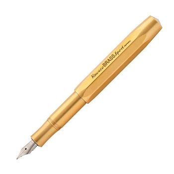 Перьевая ручка Kaweco Brass Sport F 0.7 мм золотистая (10000917)