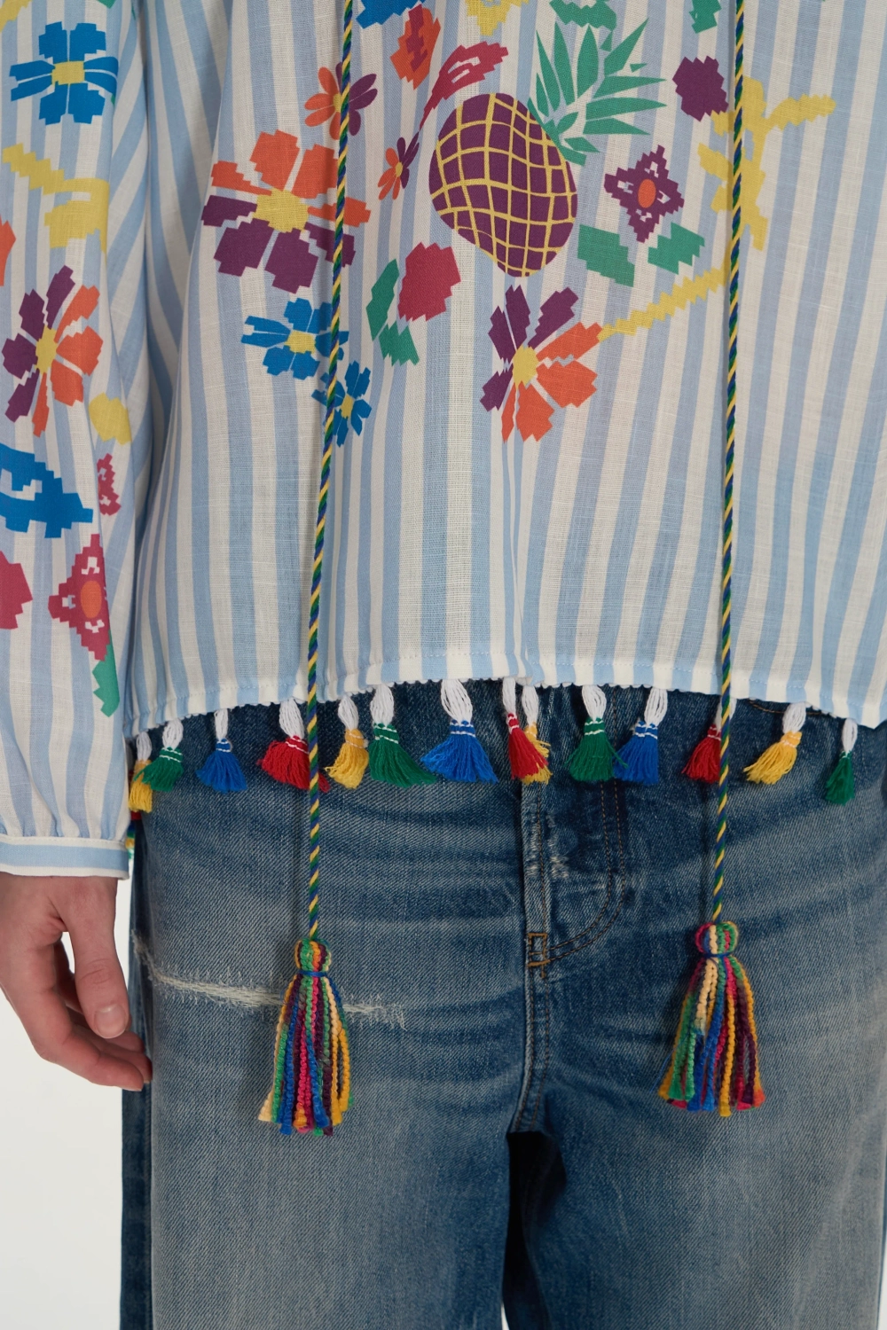 Блуза, голубой