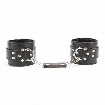 Коричневые оковы из мягкой кожи (Цвет: коричневый)