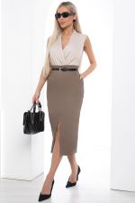 Юбка "Ярина" (шоколад) Ю8848 LT Collection