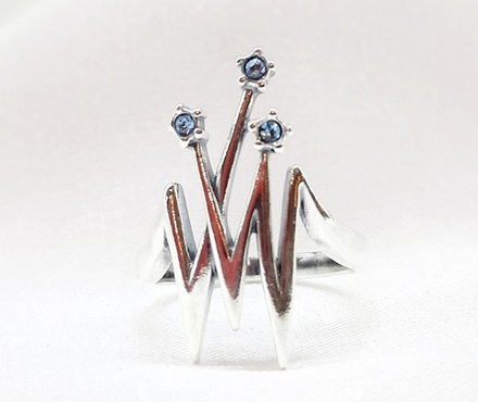"Скоморох" кольцо в серебряном покрытии из коллекции "Фантазия" от Jenavi