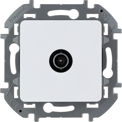 Розетка TV (телевизионная) проходная 14дБ 5-862мГц - белый Inspiria Legrand