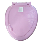 Сиденье для унитаза с планкой цвет сиреневый в индивид. термоупаковке