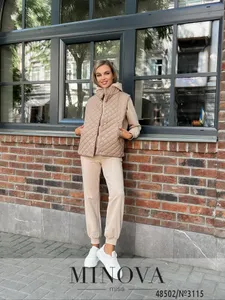 Жилет 3115-бежевый Minova