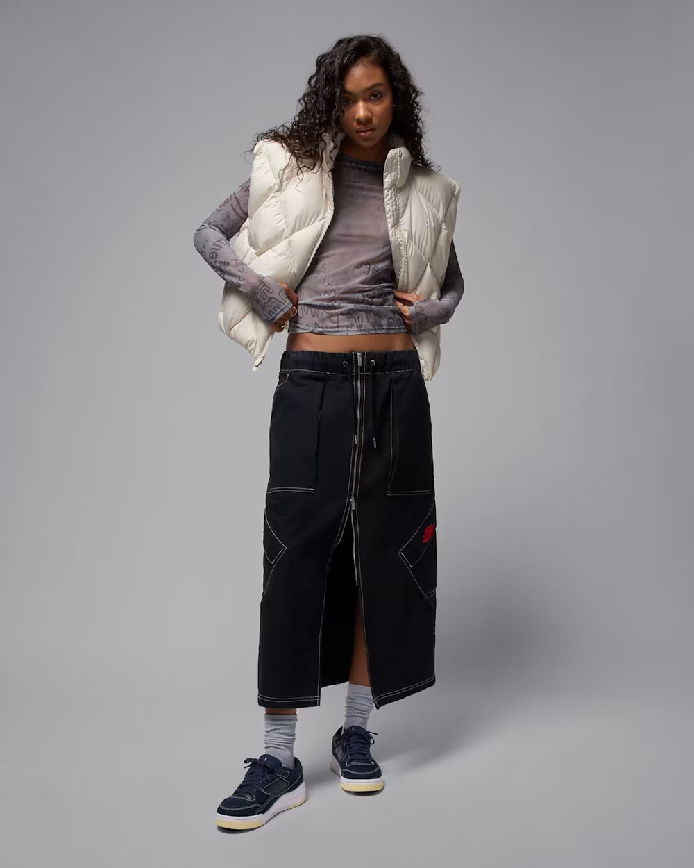Jordan Brooklyn Женский надувной жилет с стеганым узором Therma-FIT - NIKE