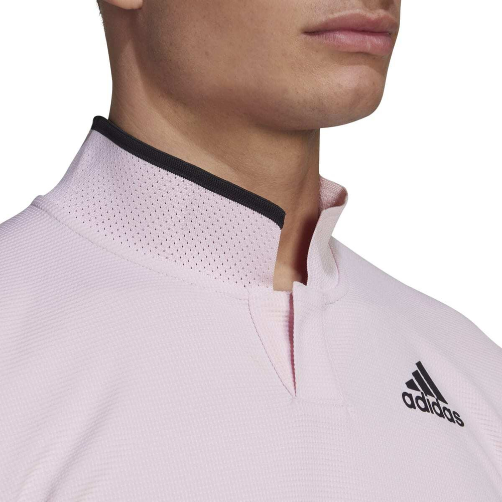 Мужское теннисное поло Adidas US Series Polo - Розовый