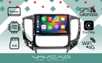 Магнитола для Mitsubishi L200 2015-2019 (климат) - Vaycar VA47-1198 на Android 13, 8-ядер, 4G SIM-слот