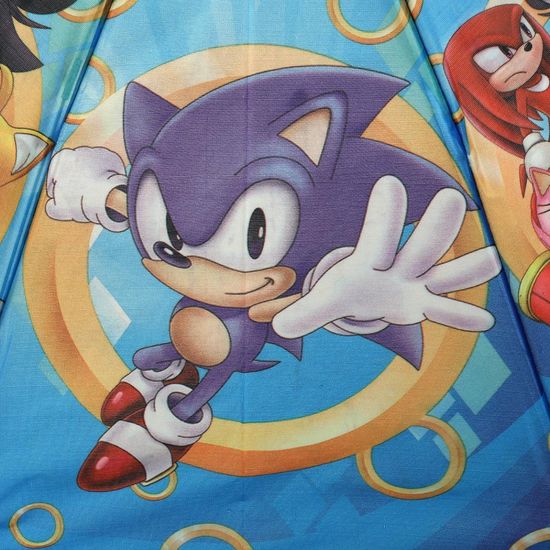 Зонт детский соник r-45см, ткань, полуавтомат ИГРАЕМ ВМЕСТЕ