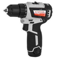 Дрель-шуруповерт аккумуляторная ИНТЕРСКОЛ ДА-10/12В 38 МиниМАКС