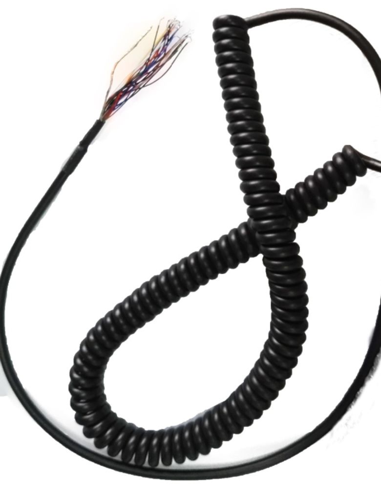 Кабель спиральный для ЧПУ 0.15 мм² 21 жила (Размер: 1.8м~4.5м)