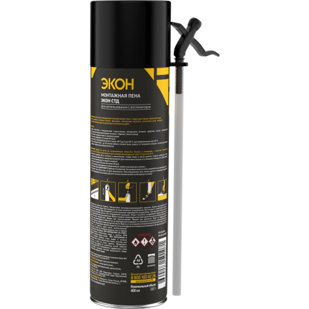 Пена монтажная Экон 3048144 СТД 400 мл | Экон