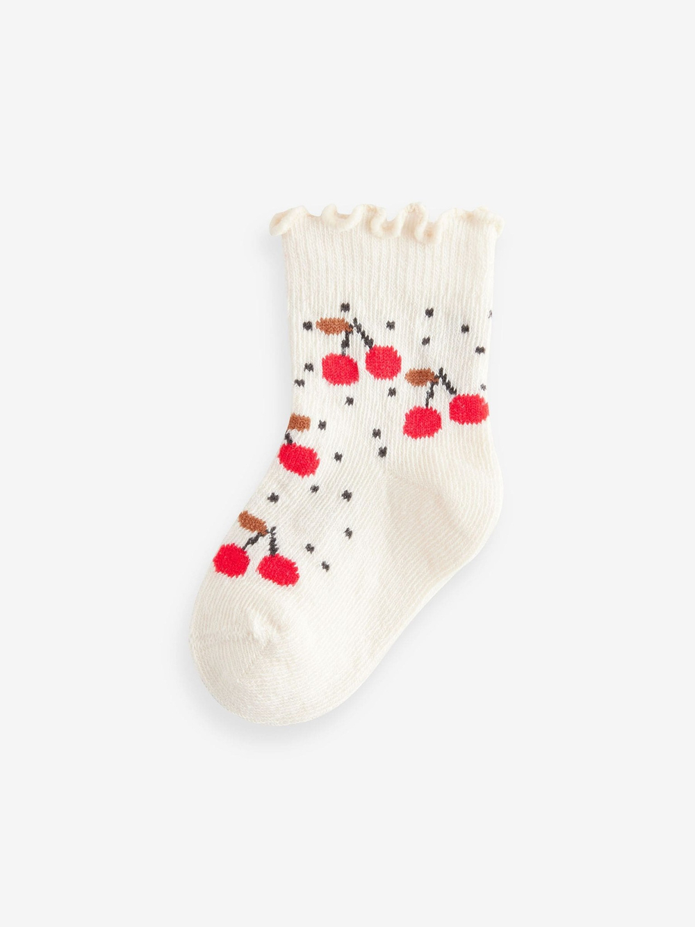 Носки для малышей Next N27-685, 5 шт., Бежевый, Красный