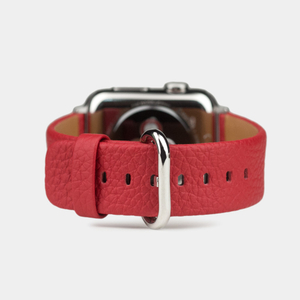 Ремешок для Apple Watch 40/41mm Classic из кожи теленка красного цвета