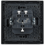 FORTE&PIANO Выключатель жалюзи 10А FP311 серый IEK