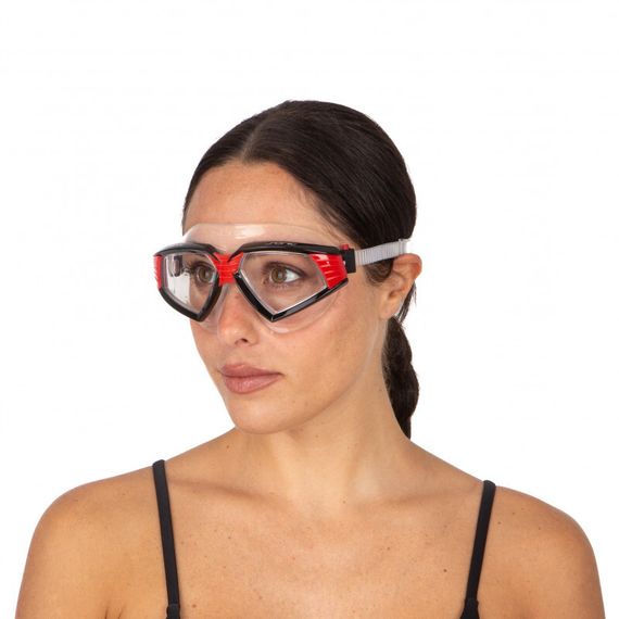 Очки-маска для плавания Seac Sonic черный/красный