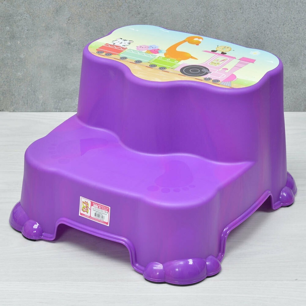 Табурет детский двухступенчатый, цвет микс