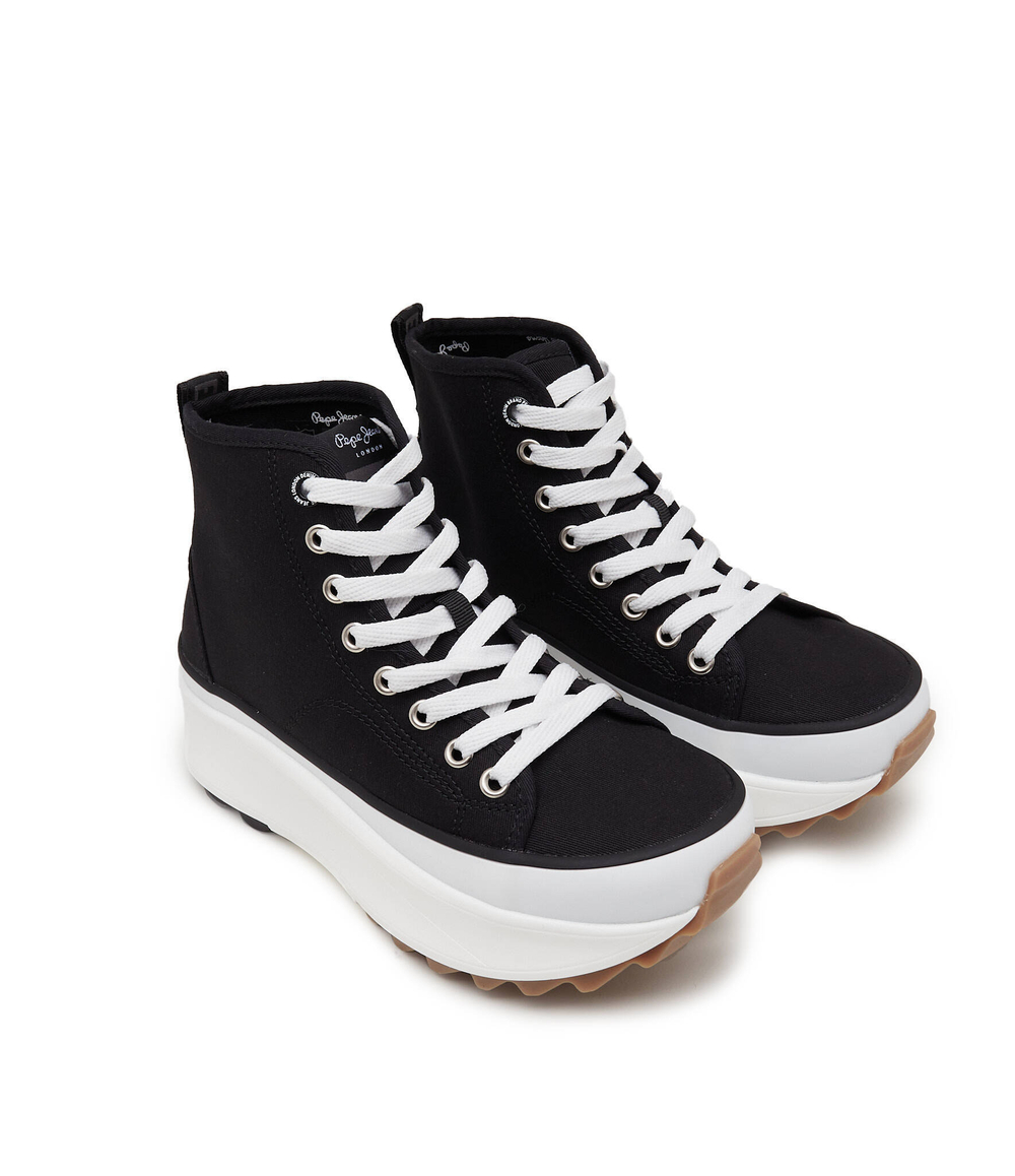 Кроссовки WOKING STREET Pepe Jeans London - черный(PLS31520)