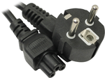 ExeGate PC5-1.8S &lt;ES281006RUS&gt; Кабель IEC-320-C5 - розетка 220V 1.8м Европейский стандарт, Г-образный