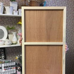 фанерная рамка для пано "Девушка" для Моделинг -курса М3