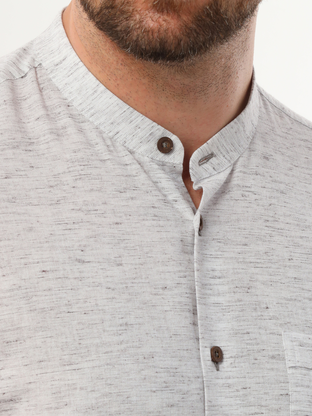 Сорочка мужская VESTER воротник стойка, длинный рукав 58115 22