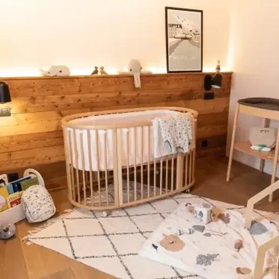 Кроватка STOKKE Sleepi комплект 6 в 1 (Hazy grey)