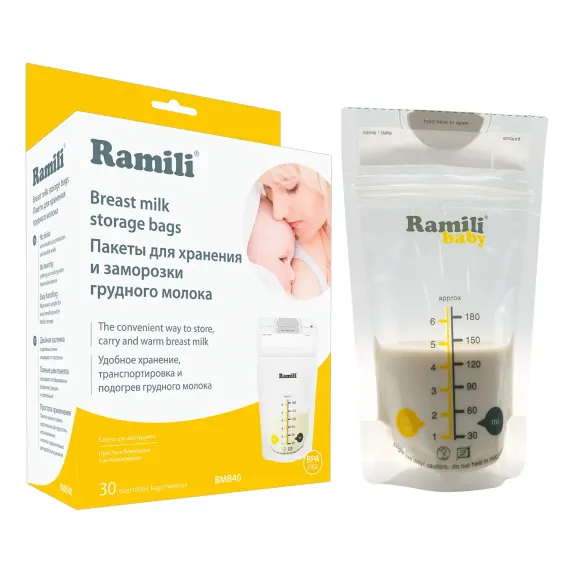 Пакеты для грудного молока Ramili Baby BMB40