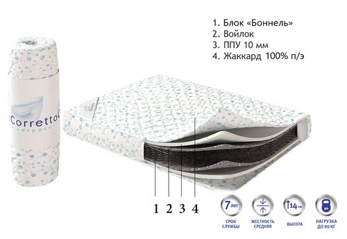 Матрас Corretto Semplice Roll оптом в Санкт-Петербурге