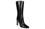GUCCI Leather Chunky Heel Knee high Boots Women"s Black
