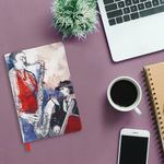 Ежедневник недатированный А5 (138х213 мм), BRAUBERG VISTA, под кожу, гибкий, 136 л., "Jazz", 112044