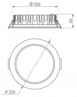 Встраиваемый светильник Arlight GLORY 041611