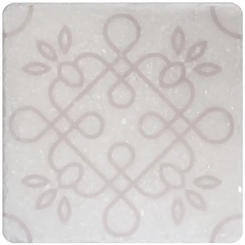 Декор WHITE MARBLE MOTIF №1 (Белый) 10X10