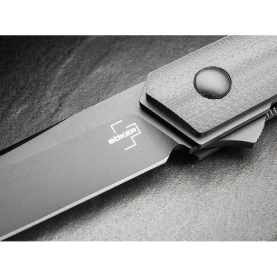 Складной нож Boker 01BO339 Kwaiken Air G10 All Black c клинком из стали VG-10, рукоять G10