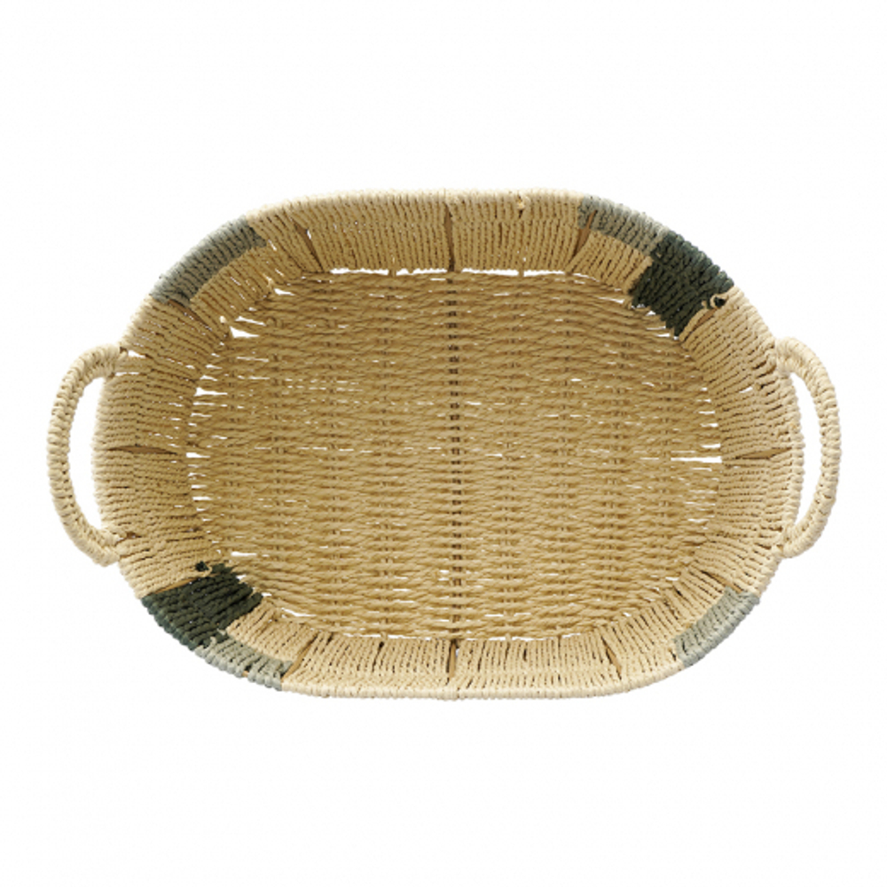 Корзина плетеная овальная Bodhran Sage из коллекции Ethnic | размер M