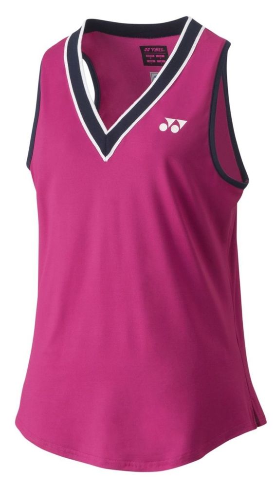 Женский топ теннисный Yonex Roland Garros Fitted Tank Top - rose pink