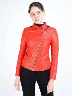 Косуха кожаная куртка женская Турция