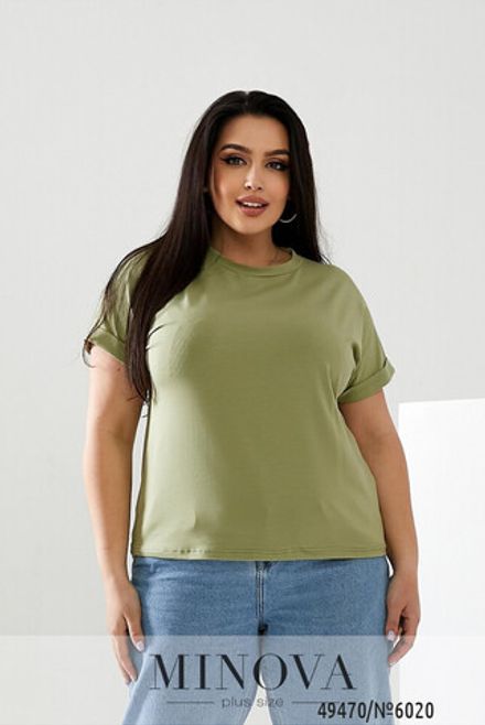 Футболка 6020-фисташковый Minova Фото 2