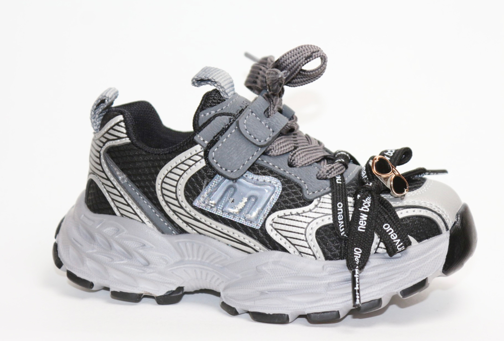 Кроссовки детские демисезонныее Пчёлка Доми арт. 6398-gray