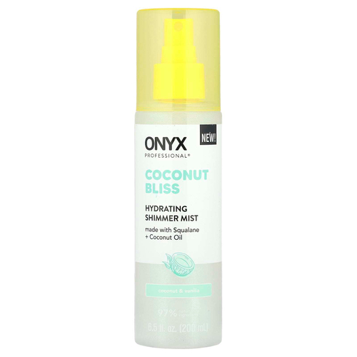 Onyx Professional, Coconut Bliss, увлажняющий спрей с мерцающим эффектом, кокос и ваниль, 200 мл (6,5 жидк. Унции)