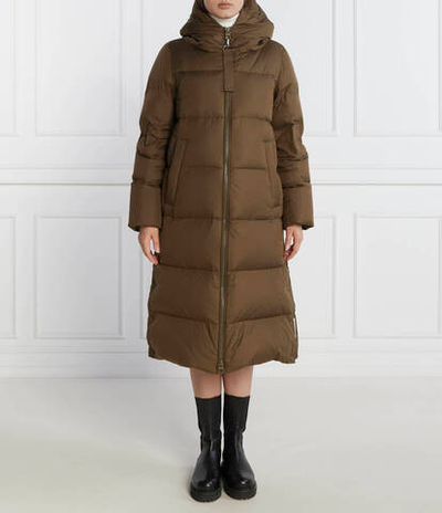 Пуховая куртка на подтяжках Marc O' Polo - хаки(309 0874 71075)